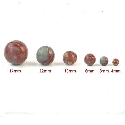 China Hot Sale Natural Stone Loose Beads 4MM Size 12MM 10MM 8MM 6MM Natural Stone Beads Loose Rough Natural Stone Multi Color Beads For Jewelry Making for sale