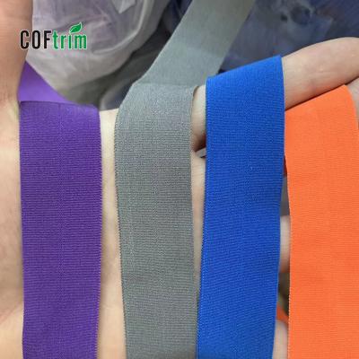 China Factory wholesale multicolor foldover band elastic bia binding band stretch bias bias edging binding band for shoes garment for sale