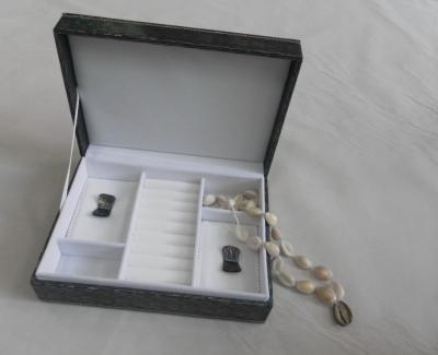 China High-end leather jewelry box/boxes/leather box for sale