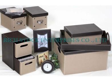 China Leather Storage Box，leather boxes for sale