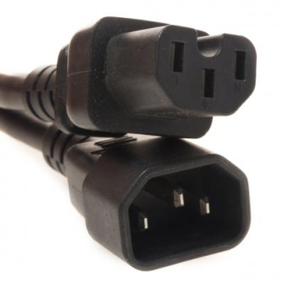 China Industrial Equipment OEM IEC Connector Mining AC Power Extension Cable PDU C13 C14 Power Cord 3ft/6ft/9ft 10A 250V for sale