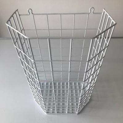 China Sustainable Office Supplies Wire Metal Mesh Trash Can Paper Waster Basket Bin for sale