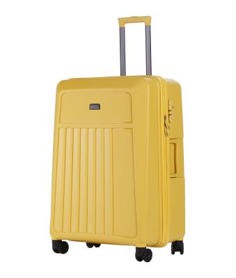 China Promotional PP Gifts Trolley Flight Luggage Set PP Travel Suitcase Trolley Suitcase Valies for sale