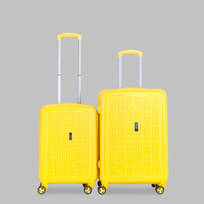 China PP Taizhou 8wheels low MOQ fashioh new brand strong travel luggage suitcase bags set 2021 good for sale