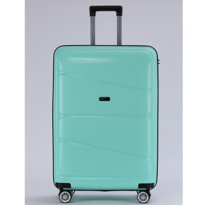 China PP Aluminum Suitcase Luggage With Removable Wheels Hard Shell Luggage for sale