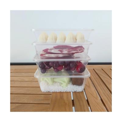 China Disposable Biodegradable Takeout Microwave Thermal Disposable PP Plastic Food Packaging Container for sale