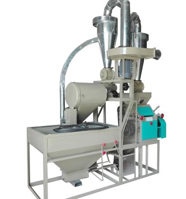 China Factory Price Semi-automatic Small Flour Mill Maize Maize Wheat Bean Flour Grain Milling Machine for sale