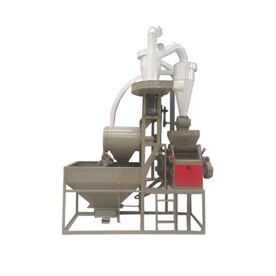 China ZX-50A Four Mill Open-Air Transfer Maize Flour Mill Machine / Corn Flour Mill Machine Single Self-Contained Unit With Lift Auto-Feeding for sale