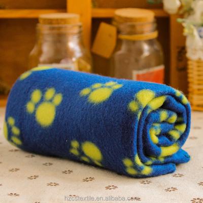 China PORTABLE Plush 100%Polyester Dog Blanket Popular Pet Blanket Throw for sale