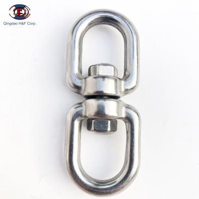 China Industry Grade HF Marine Stainless Steel Hardware Chain Fittings Double Eyelet Swivels for sale