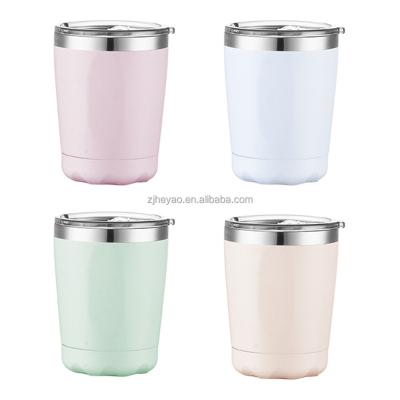 China Household Sustainable Single Travel Insulatied 300ml Double-Layer Stainless Steel Thermal Thermos Mug Coffee Mug for sale