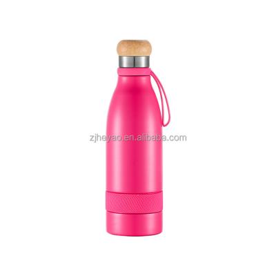 China Good Quality 550ml Custom Viable Double Wall Sport Cola Shape Water Bottle OEM Logo Portable Sublimation Stainless Steel for sale