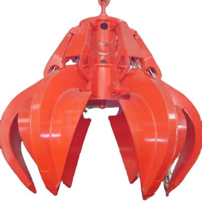 China Farms Certificated High Quality Customize Engine-Hydraulic Overhead Bridge Crane Chute Steel Grapple Grab Bucket for sale