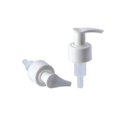 China Non-refillable 28mm Ribbed Lotion Pump Soft Spring Outside Liquid Shampoo Lotion Pump Shampoo Dispenser Pump for sale