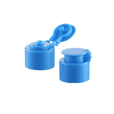 China Non-Refillable 20mm 24mm Flip Top Cap 28mm Smooth For Cosmetic Bottle Flip Top Cap for sale