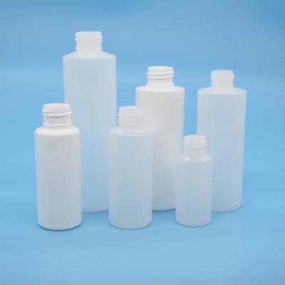 China Personal Care 1oz.2oz.4oz.8oz Plastic PE Cylinder Bottle For Cosmetic Packaging for sale