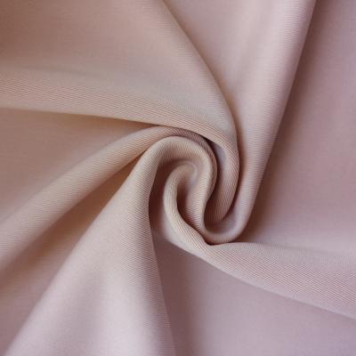 China Soft stretch handfeel 55D DTY polyester spandex knit lycra fabric for yoga wear for sale