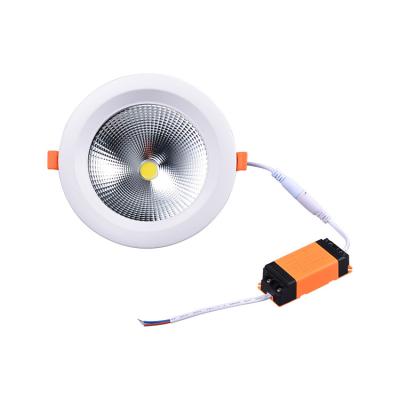 China Modern competitive price 12w 18w 24w 36w recessed round commercial cob led downlight for sale