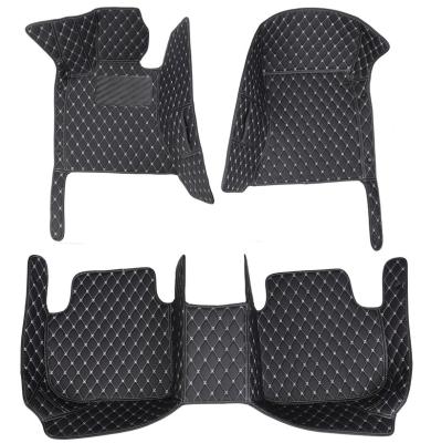 China Waterproof / Easy To Clean Newest Design Full Set 5D Car Mats Made By PVC And PU Leather for sale