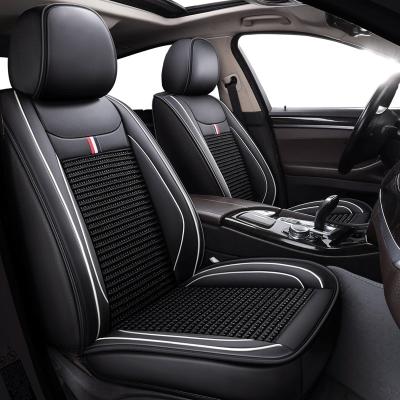 China Easy To Install Universal Size Free Shipping Design 9D Leather Luxury Full Car Seat Cover for sale