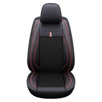 China Easy To Install Hot Selling Leather Seat Cover Woman Car Cushion Luxury Custom Brand New Full Set for sale