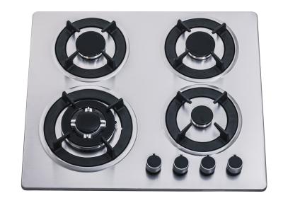 China 60CM 4 Burner Stainless Steel Gas Hob , Four Burner Stove Top For Home Kitchen for sale