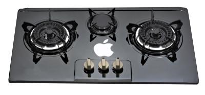 China Stainless Steel 3 Burner LPG Gas Stove , Three Burner Gas Cooktop 710*400mm for sale