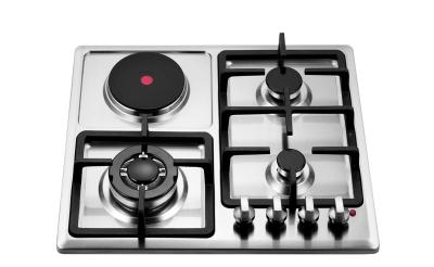 중국 부엌 장비 가스 스토브는 가스 호브 Jzs4002E의 난방 판 전기 cooktop 스테인리스 4 가열기를 분해합니다 판매용