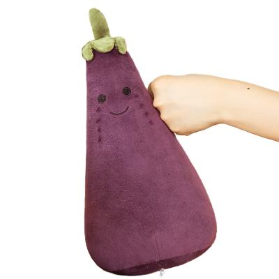 China Wholesale best-selling simulated fruit toy factory Amazon decompression plush toys. Mr Eggplant Can Customize Expression Decompression Gift for sale