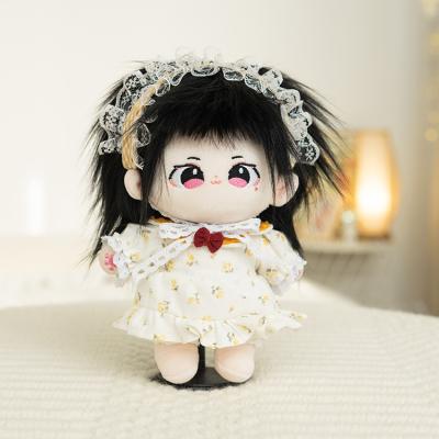 China Lovely Gift High Quality Soft Plush Doll Stuffed Standing Custom Design Lovely Korean Style Lolita Idol Doll Custom Kpop for sale