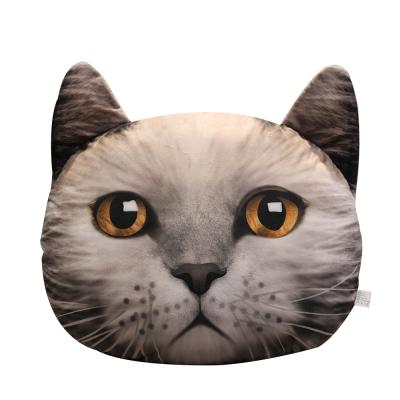 China Anti-static popular plush toy cat style simulation Amazon sofa decorative pillow cushion for sale