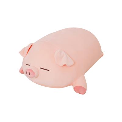 China Beautiful anti-static pig doll pillow stuffed by Bobo with bed decorations for sale