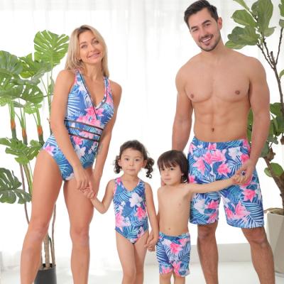 China Plus Size 2021 Latest Design Customized Kids Women Family One Piece Swimsuit for sale