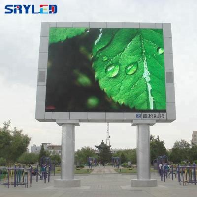 China Outdoor Full Color Outdoor Poster Curtain Digital Large Led Screen P6 Pantalla Smd Giant Fixed Led Display for sale