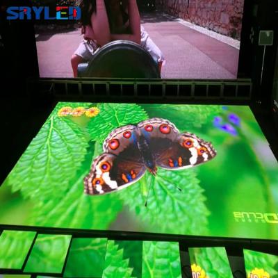 China Indoor Smart Indoor Led Screen Dance Floor Night DJ Disco Club Stage P3.91 Interactive Floor Screen for sale