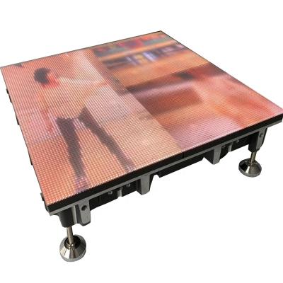 China Outdoor Waterproof Dance Floor Led Display Board Indoor Rental Stage P3.91 P4.81 Interactive Led Screen for sale