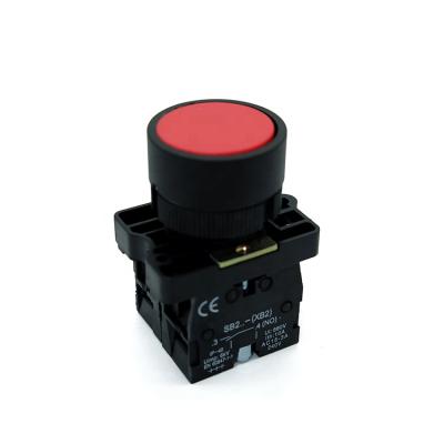 China SB2-EA3341 Boat Plastic Momentary Car IP66 Flush Push Button Switch 125V/10A 200V/6A 380V/4A 660V/2A 24V/6A 48V/3A 110V/1A 440V/0.25A for sale