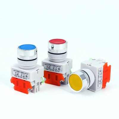 China LAY37-11BN PBC Push Button Switch Momentary Flush Push Buttons LAY37-11BN Y090 for sale