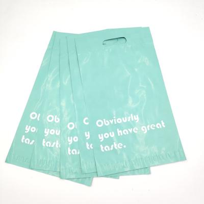 China Recycled Materials Hot Selling Customized Poly Bags Mailing Bag Printed Poly Bags With Handle for sale