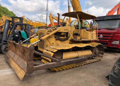 China 12737kg niveladora de la mano del peso segundo, gato viejo D4E de la niveladora de Caterpillar de la correa eslabonada en venta