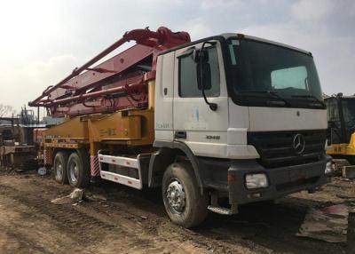 China Hydraulisch BENZ gebruikte Concrete Pompvrachtwagen 37 Meters met Sany-Vrachtwagenlichaam Te koop