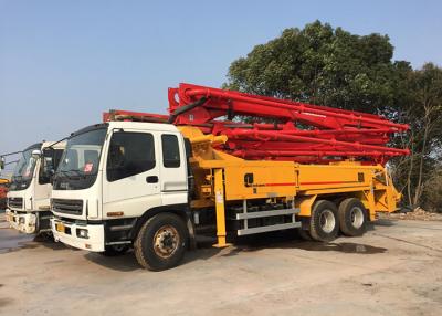 China Putzmeister viejo los 36m utilizó el camión de la bomba concreta con el perfecto estado del chasis de Isuzu en venta