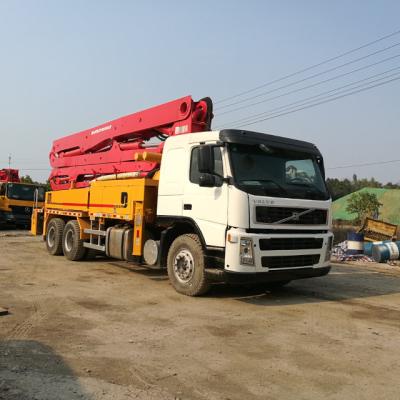 China Putzmeister gebruikte Concrete Boomvrachtwagen 36m 38m 42m 46m voor Bouw Te koop