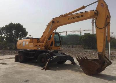 China Original Korea Second Hand Wheel Excavator Hyundai 220 Weight 21800kg for sale