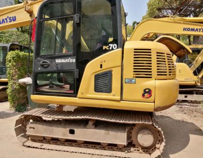 Китай Экскаватор ведра 0.3m3 7T PC70 подержанный KOMATSU продается