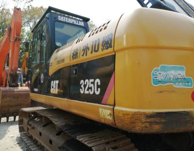 중국 25000 킬로그램 2016년 고양이 325C 5.5 km/H 2번째 손 굴삭기 판매용