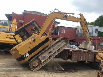 China Cubo 6 Ton Used CAT Excavators de la correa eslabonada E70B 0.3Cbm en venta