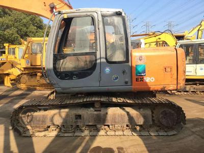 China El excavador usado original de Japón Hitachi EX120-5 utilizó el excavador de la correa eslabonada de Hitachi en venta