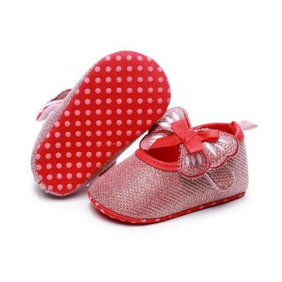 China Lovely Butterfly Bling Butterfly Design Dress Design Itec Fashional Boots Newborn Babies Shoes Wholesale Lightweight Infant Toddler Moccasins for sale