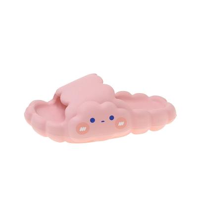 China EVA Bathroom Slides Trend Ladies Indoor Slippers Fashion Trend Housekeeping Cloud Design Bath Soft Cute Home Women Slipper for sale